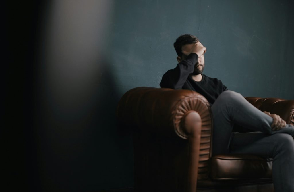 depressed man with erectile dysfunction