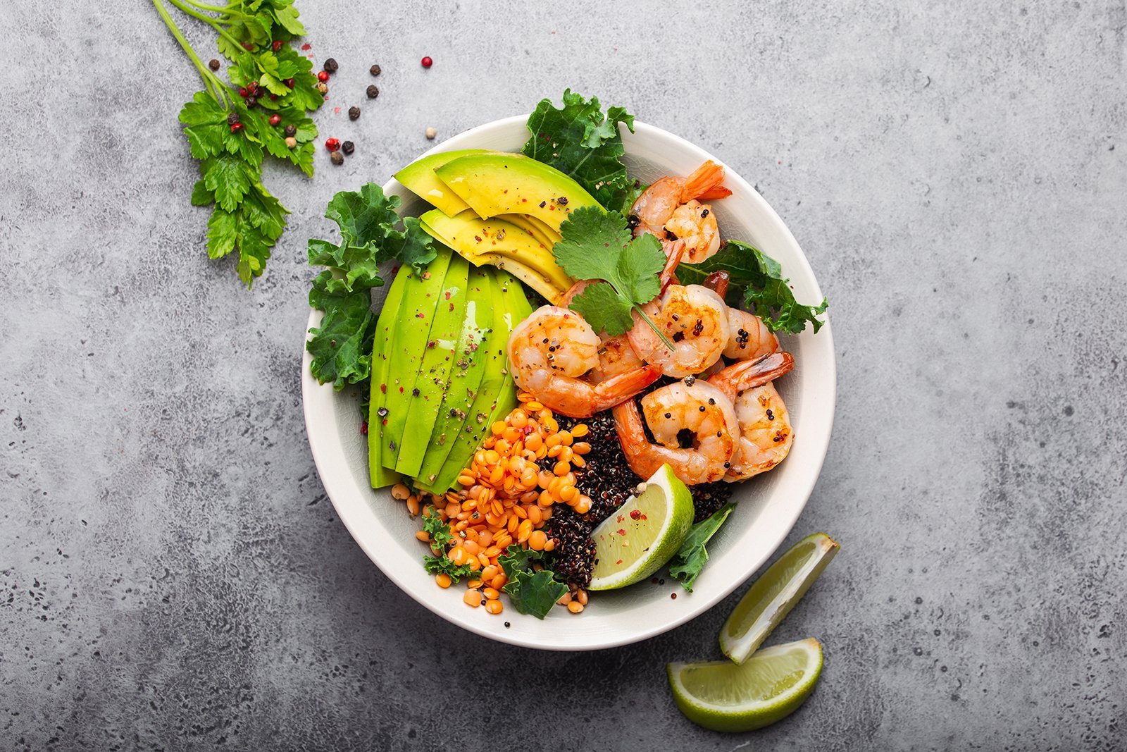 Summer Shrimp & Quinoa Power Bowl