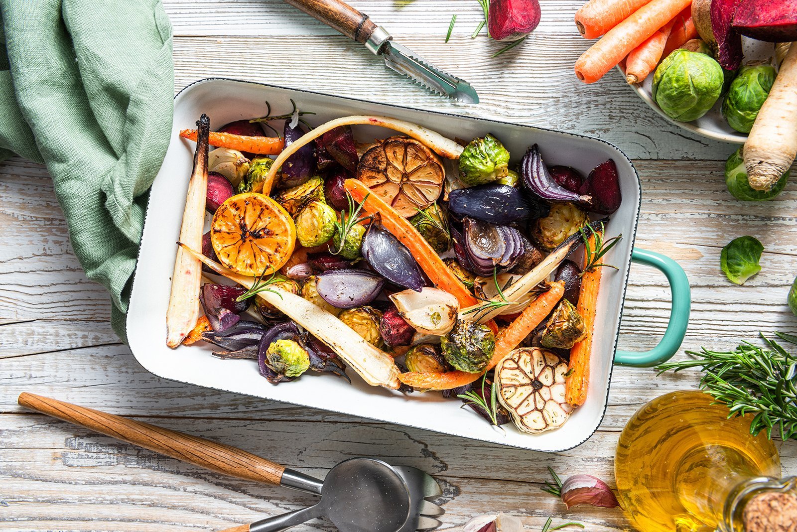 Maple-Roasted Root Vegetable Bowl