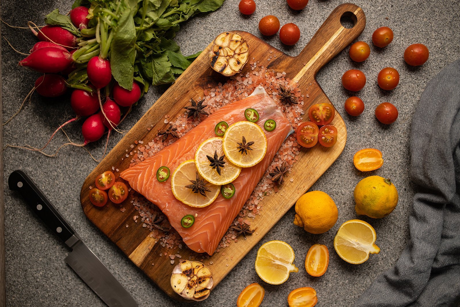 Sheet-Pan Citrus Salmon with Fennel & Carrots